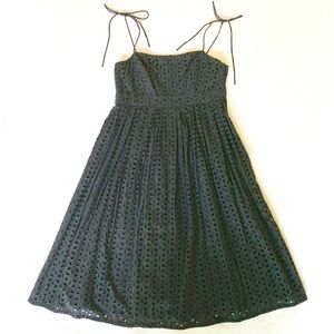 Black Eyelet GAP Dress